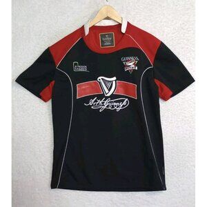 Guinness Beer Rugby Jersey Shirt 1759 Official Toucan Red Black White Medium